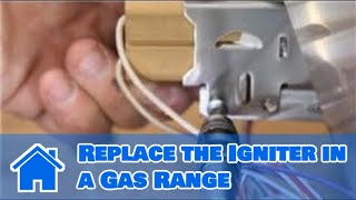 Gas Stoves amp Ovens  How to Replace the Igniter in a Gas Range [upl. by Derril]