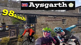 Cycling to the Mill Race Teashop in Aysgarth  Im a cyclist and I live in the Pennines [upl. by Eynttirb]