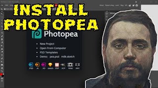 How To Install Photopea App On Your Desktop PC [upl. by Robbert124]