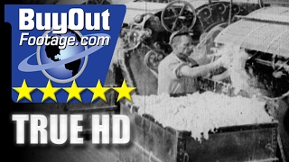 HD Historic Stock Footage  STORY OF ASBESTOS MINING AND MFG 1920s [upl. by Anahpets]