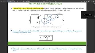 Salient Pole Theory of Synchronous Machines [upl. by Veradis844]