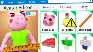 PIGGY DISGUISE TROLLING  Pretending To Be FAKE BALDI PIGGY In Roblox PIGGY SECRET SKIN TROLL [upl. by Annahc]