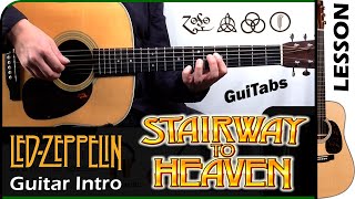 How to play STAIRWAY TO HEAVEN 🪜⛅️  Led Zeppelin  GUITAR Lesson 🎸  GuiTabs Esp N°003 [upl. by Eelyam]