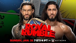 FULL MATCH  Mustafa Ali vs Roman Reigns WWE Royal Rumble 2022 [upl. by Roxane96]