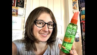 Review  Garnier Fructis Style Brilliantine Shine Glossing Spray [upl. by Ajin]