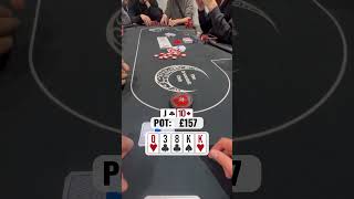 OVERBET on the RIVER as a BLUFF pokertime pokerlove pokernight [upl. by Alehtse]