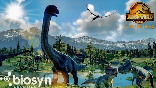 Biosyn sanctuary  Valley of the dinosaurs Part 11 Jurassic world evolution [upl. by Cacia890]