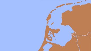 The History of the Dutch Coastline [upl. by Ilek]