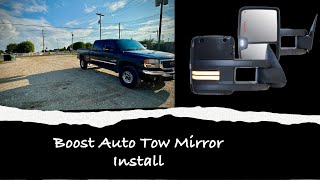 Boost Auto Tow Mirror Install 20032007 Chevy GMC [upl. by Tongue976]