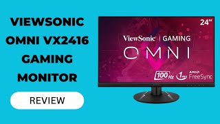 ViewSonic Omni VX2416 24 Inch 1080p 1ms 100Hz Gaming Monitor with IPS Panel Review [upl. by Ettelohcin]