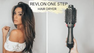 REVLON ONESTEP HAIR DRYER  Review amp Tutorial [upl. by Derril981]