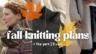 My Autumn Knitting Plans 🍂  8 Patterns and Yarns to Inspire You for Fall 2024 Knitting [upl. by Catto]