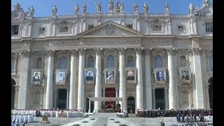 Los mejores momentos de la canonización de 7 nuevos santos en el Vaticano [upl. by Zetnwahs]