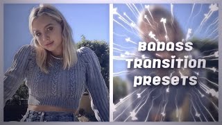 BADASS TRANSITION PRESETS ON ALIGHT MOTION [upl. by Otrebireh]