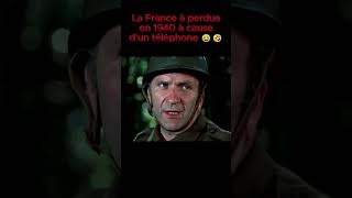 La scène mythique du téléphone 😂🤣 shorts france fyp ww2 film humour guerre fypシ bataille [upl. by Suraved473]