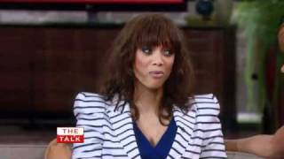 The Talk  Tyra Banks on Secret Crush amp Smizing  March 15th 2011 [upl. by Puklich]