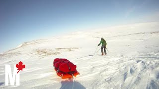 What it feels like to kiteski in the Northwest Territories [upl. by Trixy450]