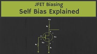 JFET Self Bias Configuration Explained with Solved Examples [upl. by Eslek]