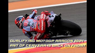 Qualifying Motogp Aragon 2024 Marc Marquez domination POLE position [upl. by Euqinitram962]