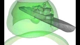 ANSYS AutoDyn shipblast1 [upl. by Yanat575]