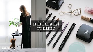 Minimalist routine  Minimalist makeup collection 2024  Silent vlog [upl. by Yeldud74]