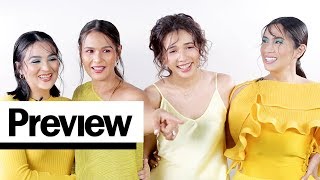 The Original Encantadia Sanggres Comment on Their Old Outfit Photos  Outfit Reactions  PREVIEW [upl. by Gault]