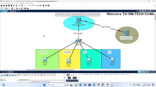 CCNA  DHCP Relay Agent ON Cisco Multilayer Switch  IP Helper Address Configuration Day 29 [upl. by Erapsag613]