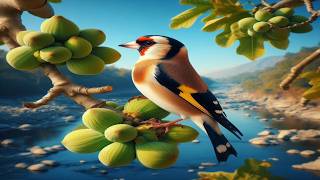 Create a stimulating atmosphere for your goldfinch from nature [upl. by Llenoj440]