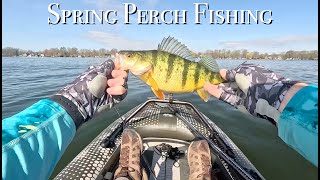 Spring Perch Fishing Lake Simcoe 2  New Bait [upl. by Clifford12]