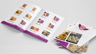 How to Make a Brochure Design  Catalogue Design  Flyer Design  CorelDraw [upl. by Analahs]