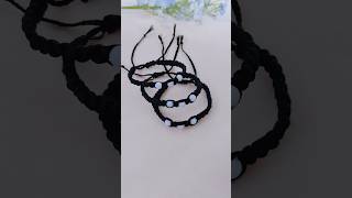 Friendship Bracelet Tutorial Easy for Beginner  DIY Gelang dari Benang Jahit gelanghandmade [upl. by Ttirrej723]