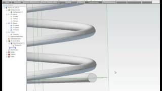 Helix Schrauben bzw ExtruderFunktion in AlibreGeomagic Design [upl. by Limhaj]