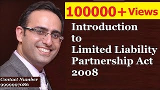 Limited Liability Partnership Act 2008  CA CS CMA LLb [upl. by Frech622]