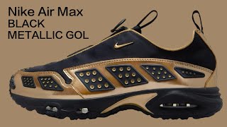 Nike Air Max BLACK  METALLIC GOLD [upl. by Berk304]