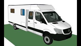 Sprinter 6 seat 6 berth 4x4 motorhome [upl. by Eceirahs69]