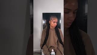 ❤️❤️ Fulani braids   Hairstylist hairrbydanielle braids braidstutorial hairstyle [upl. by Barton]