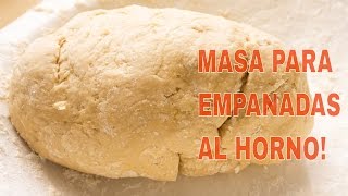 Masa para empanadas al horno  recetas de cocina [upl. by Kirsch224]