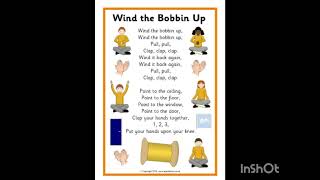 Wind the Bobbin Up  English Nursery Rhyme [upl. by Eanahc565]