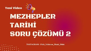 MEZHEPLER TARİHİ SORU ÇÖZÜMÜ 2 [upl. by Wan470]