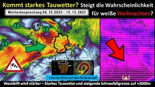 Kommt starkes Tauwetter Steigt die Wahrscheinlichkeit für weiße Weihnachten Klingt paradox aber [upl. by Acenes]