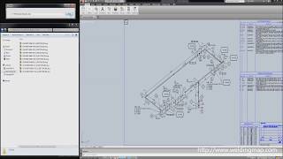 Generation of Welding Map Drawings on AutoCAD PaperSlow Motion [upl. by Lemmie570]