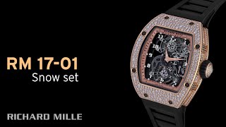 RM 1701 WHITE GOLD amp RED GOLD SNOW SET — RICHARD MILLE [upl. by Sixel723]