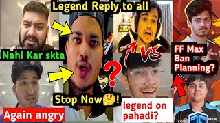 Nivesh Planning For FF Max Ban 😯 Legend Reply To Pahadi😨 Rocky Final Reply  Mehul On Ritik ampPP [upl. by Minardi]