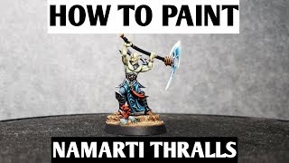 How to paint Idoneth Deepkin Namarti Thralls [upl. by Nylteak204]