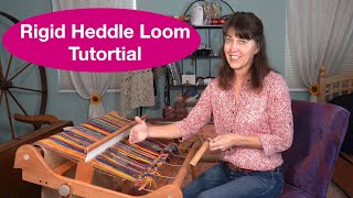 Ashford Rigid Heddle Loom Tutorial [upl. by Anette119]