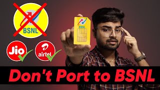 Port Jio or Airtel to BSNL   ❌ BSNL Problems  4G amp 5G Network  BSNL SIM Review in Hindi [upl. by Dyl607]