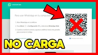 ✅WHATSAPP WEB NO CARGA EN MI PC [upl. by Brindle301]