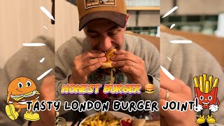 HOTTEST BURGER JOINT IN LONDON London burger food [upl. by Zielsdorf]