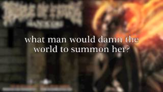 CRADLE OF FILTH  Manticore LYRIC VIDEO [upl. by Margit]