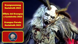 👿 Krampuslauf Kastelruth 2023  Sfilata dei Krampus a Castelrotto 2023  Krampus Parade 2023 [upl. by Hpsoj764]